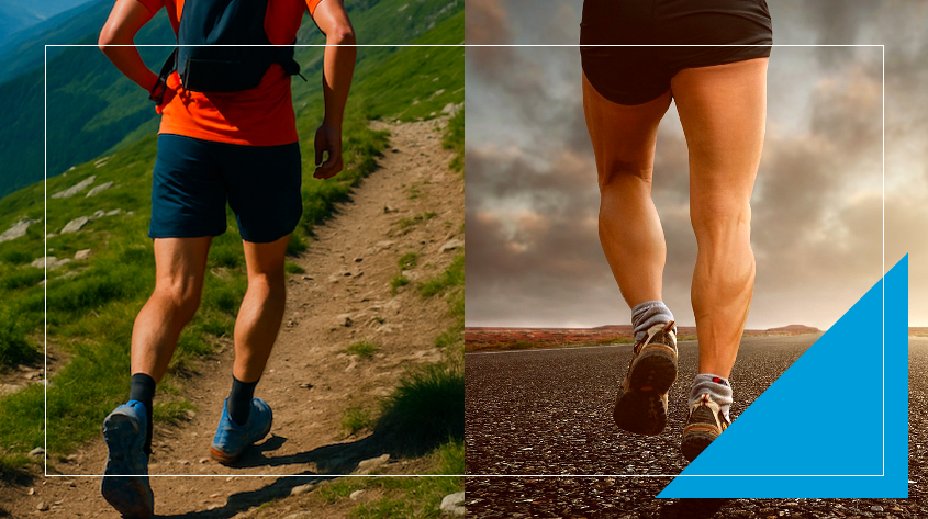 trail vs running