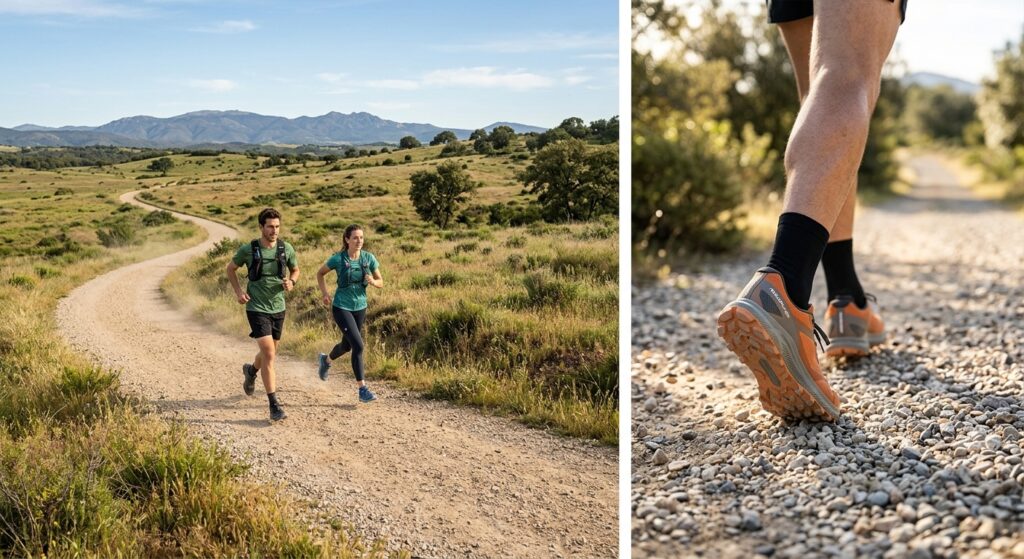 gravel running trail